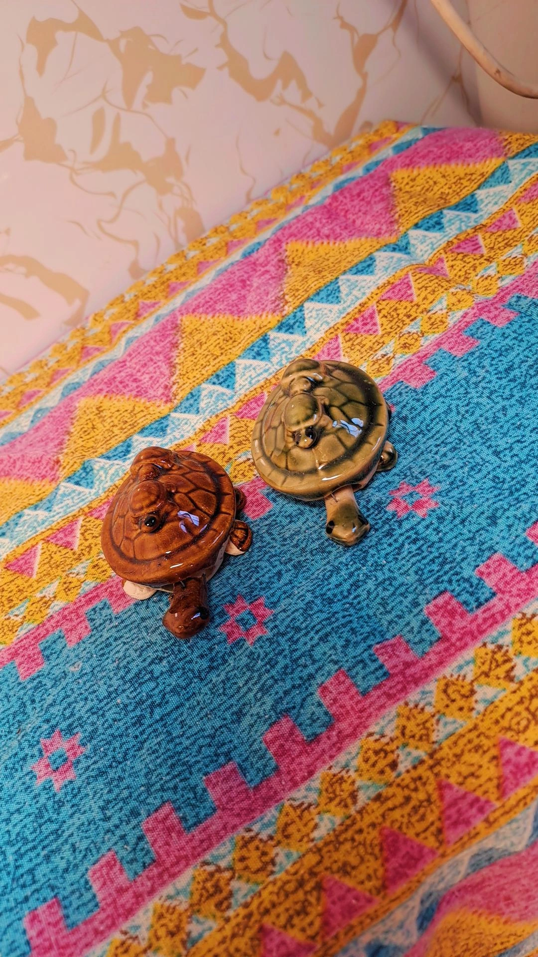 لاک‌پشتدست وپا  متحرک سرامیکی نوستالژیک